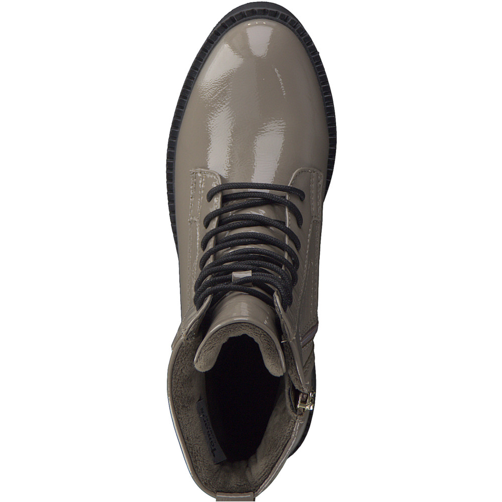 Tamaris 55216-41-345 Anatomical Leather Combat Boot Cigar Tamaris 55216-41-345 Anatomical Leather Combat Boot Cigar