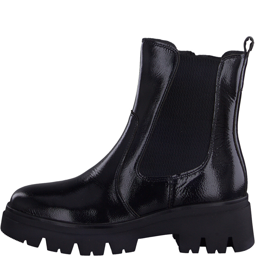Tamaris 55415-41-018 Anatomical Leather Ankle Boot Black