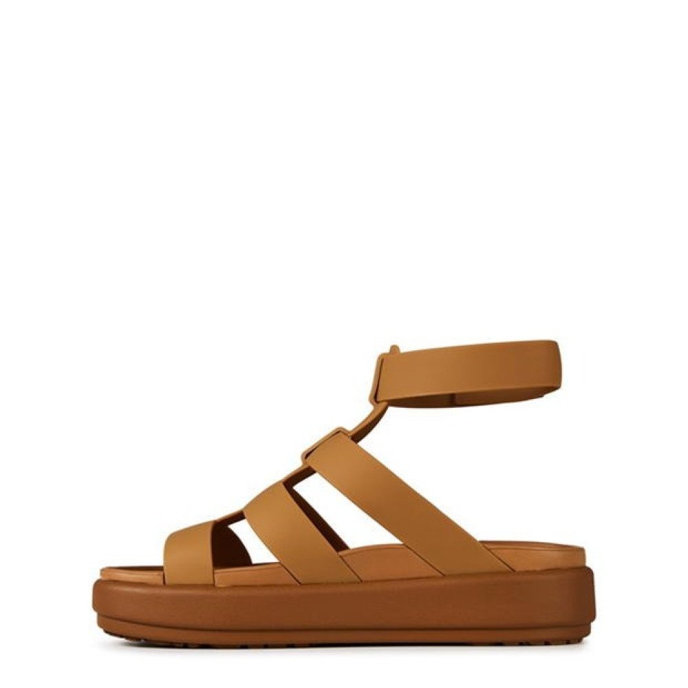 Crocs Brooklyn Lux Gladiator Sandal 111471-04 Anatomic Sandal Tan Crocs Brooklyn Lux Gladiator Sandal 111471-04 Anatomic Sandal Tan
