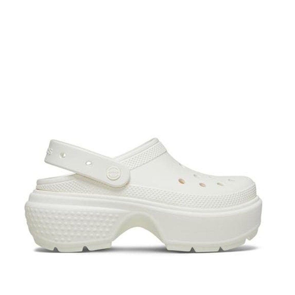 Crocs Lined Stomp Clog 112391-01 Clogs White Crocs Lined Stomp Clog 112391-01 Clogs White