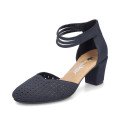 Rieker 41050-15 Anatomical Heel Blue 7cm Rieker 41050-15 Anatomical Heel Blue 7cm