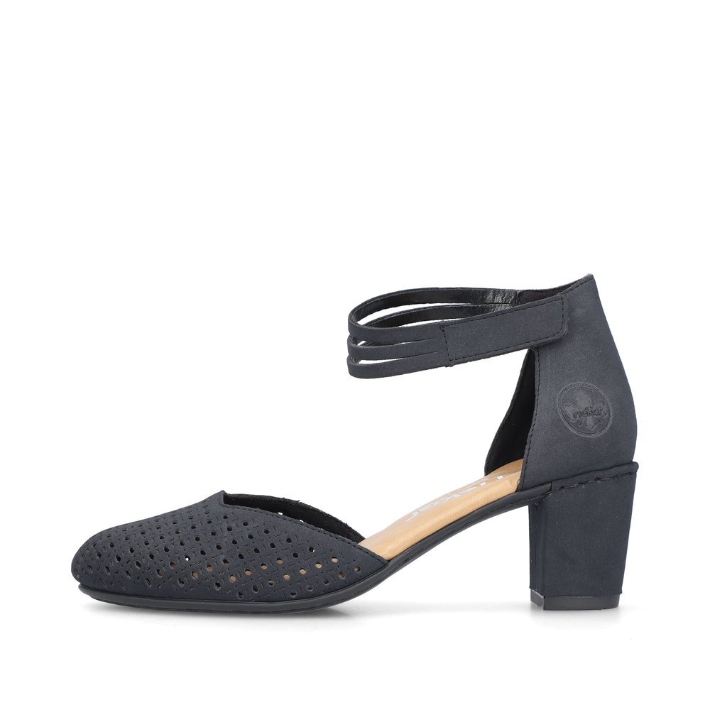 Rieker 41050-15 Anatomical Heel Blue 7cm Rieker 41050-15 Anatomical Heel Blue 7cm