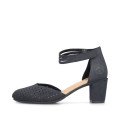 Rieker 41050-15 Anatomical Heel Blue 7cm Rieker 41050-15 Anatomical Heel Blue 7cm