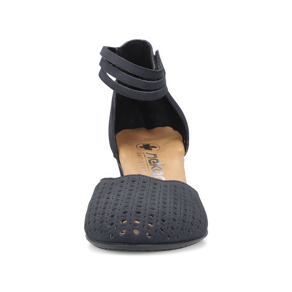 Rieker 41050-15 Anatomical Heel Blue 7cm Rieker 41050-15 Anatomical Heel Blue 7cm