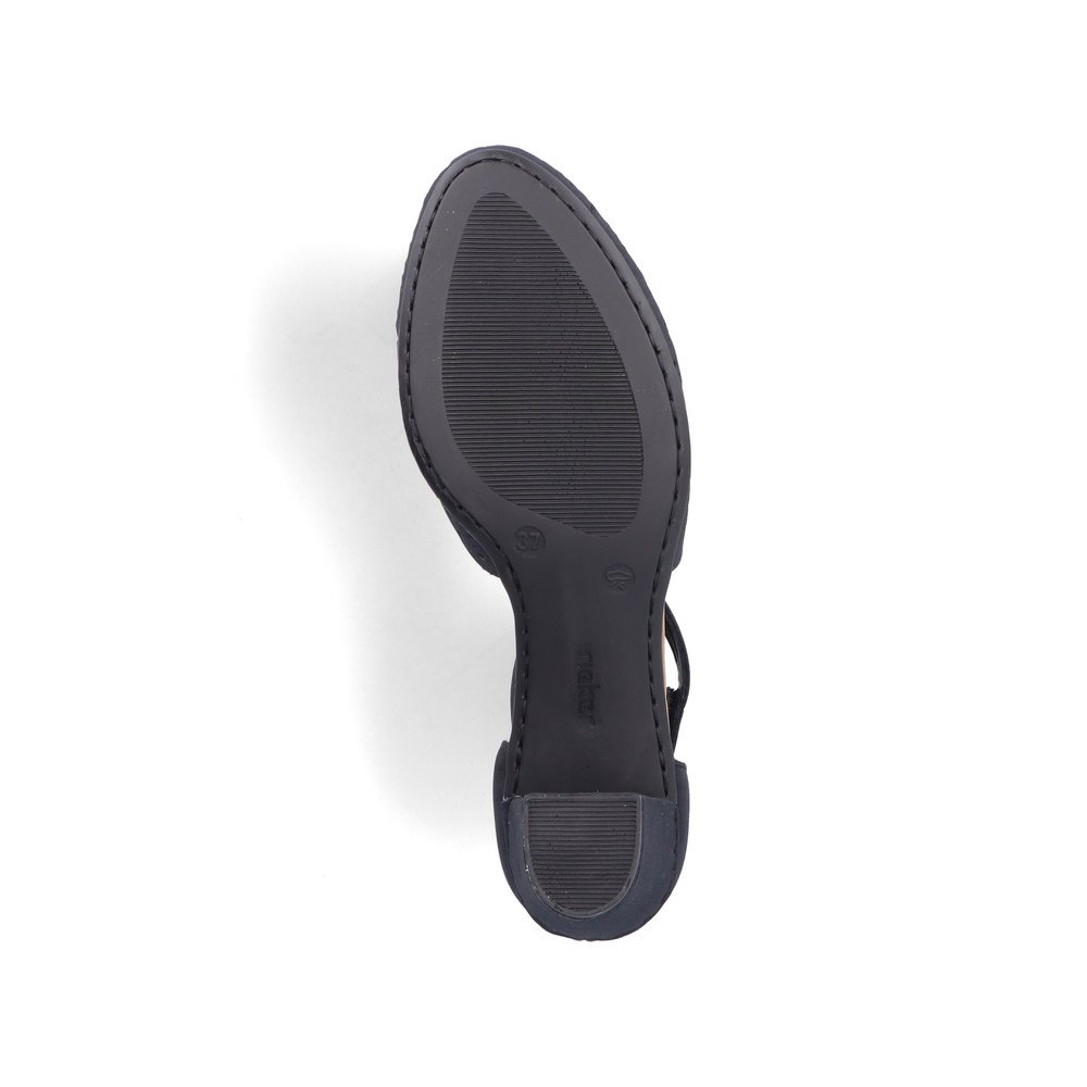 Rieker 41050-15 Anatomical Heel Blue 7cm Rieker 41050-15 Anatomical Heel Blue 7cm