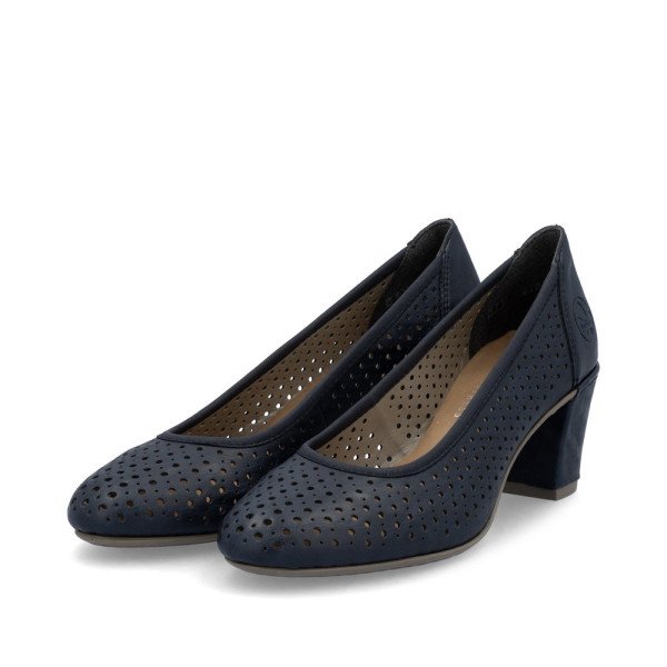 Rieker 41057-14 Anatomical Pump Blue 7cm Rieker 41057-14 Anatomical Pump Blue 7cm