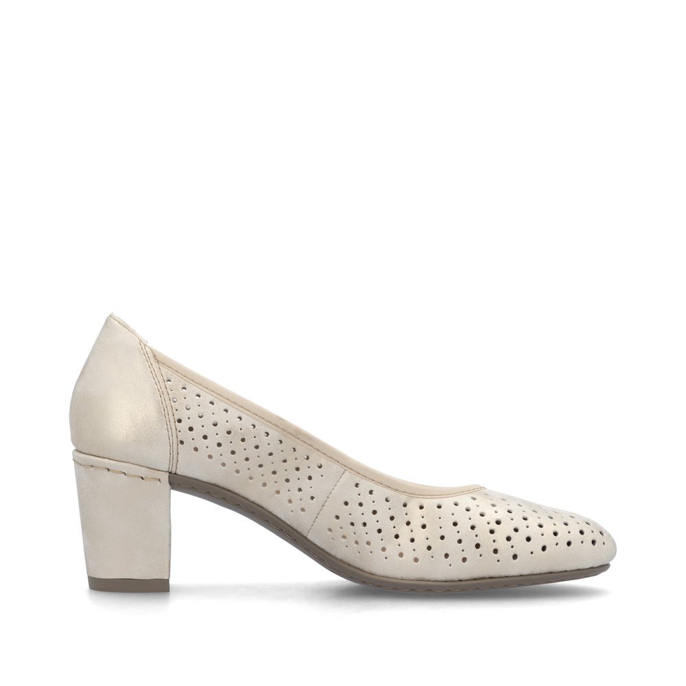 Rieker 41057-60 Anatomical Heel Beige 7cm Rieker 41057-60 Anatomical Heel Beige 7cm