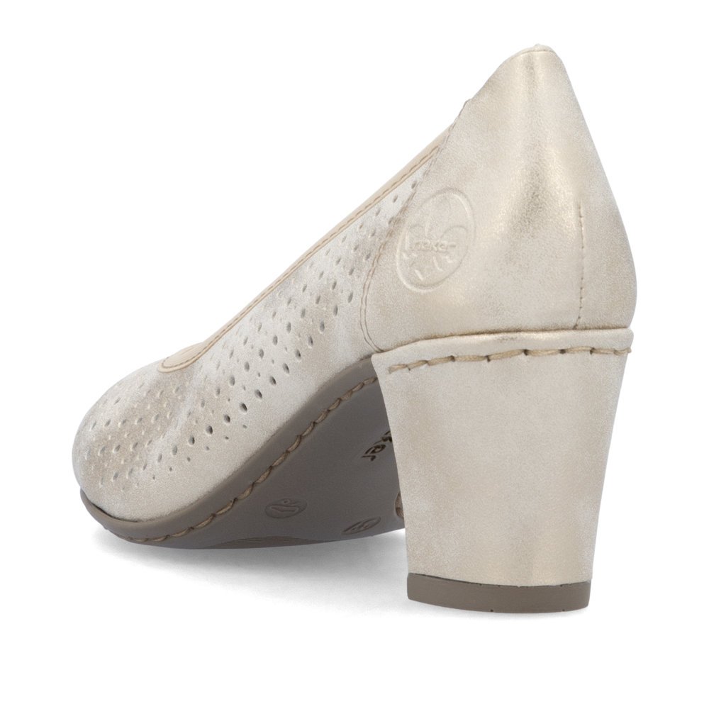 Rieker 41057-60 Anatomical Heel Beige 7cm Rieker 41057-60 Anatomical Heel Beige 7cm
