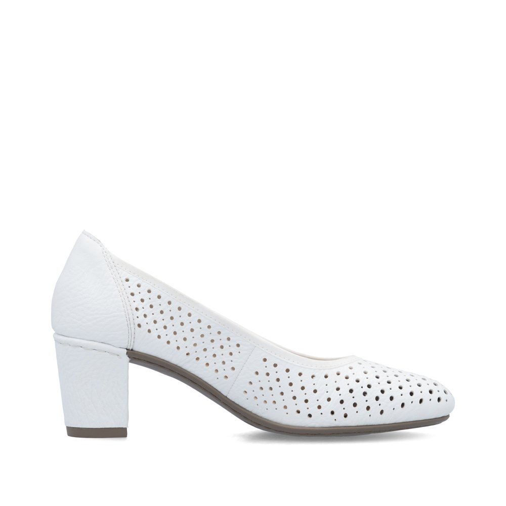 Rieker 41057-80 Anatomical Heel White 7cm Rieker 41057-80 Anatomical Heel White 7cm