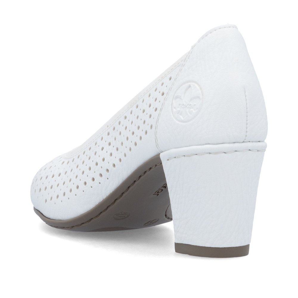 Rieker 41057-80 Anatomical Heel White 7cm Rieker 41057-80 Anatomical Heel White 7cm