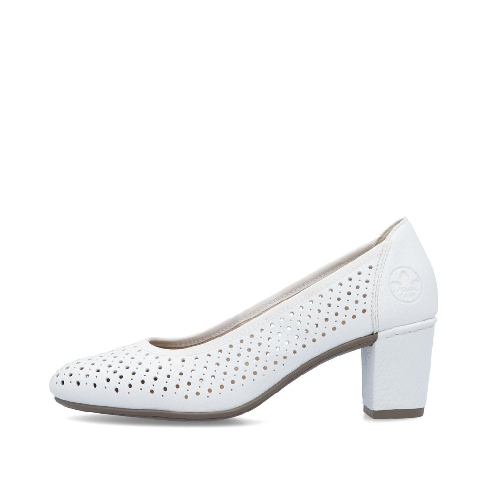 Rieker 41057-80 Anatomical Heel White 7cm Rieker 41057-80 Anatomical Heel White 7cm