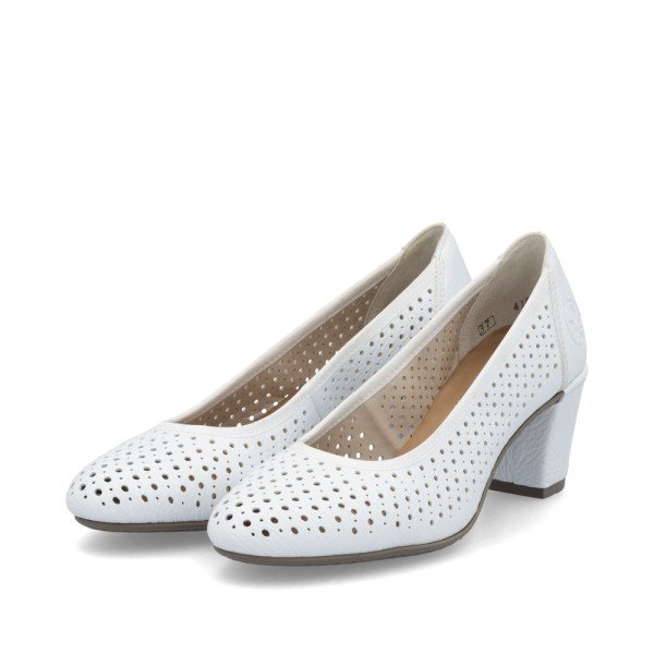 Rieker 41057-80 Anatomical Heel White 7cm Rieker 41057-80 Anatomical Heel White 7cm