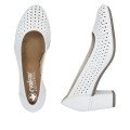 Rieker 41057-80 Anatomical Heel White 7cm Rieker 41057-80 Anatomical Heel White 7cm