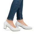 Rieker 41057-80 Anatomical Heel White 7cm Rieker 41057-80 Anatomical Heel White 7cm