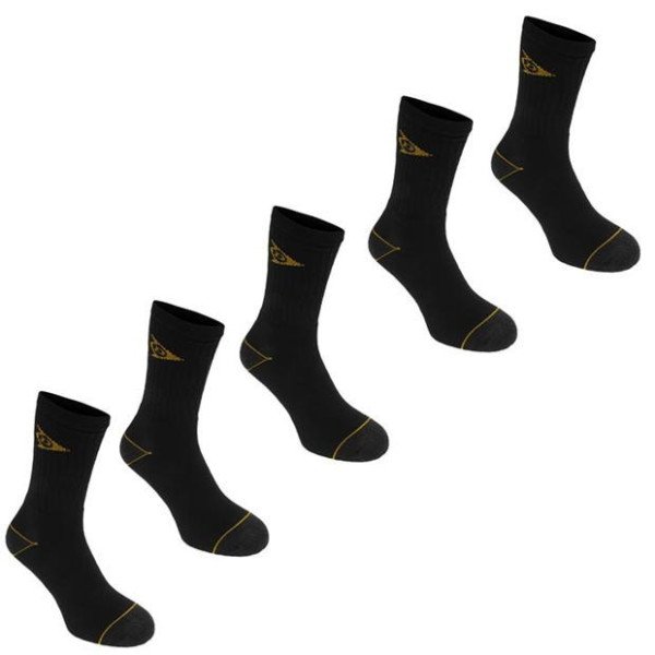 Dunlop Workwear Socks 5 Pack 414312 Socks Black Dunlop Workwear Socks 5 Pack 414312 Socks Black