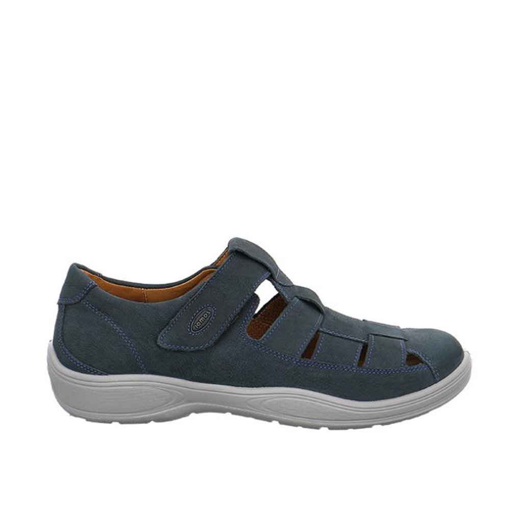 Jomos 41820183845 Anatomical Leather Comfort Sandal Blue Jomos 41820183845 Anatomical Leather Comfort Sandal Blue