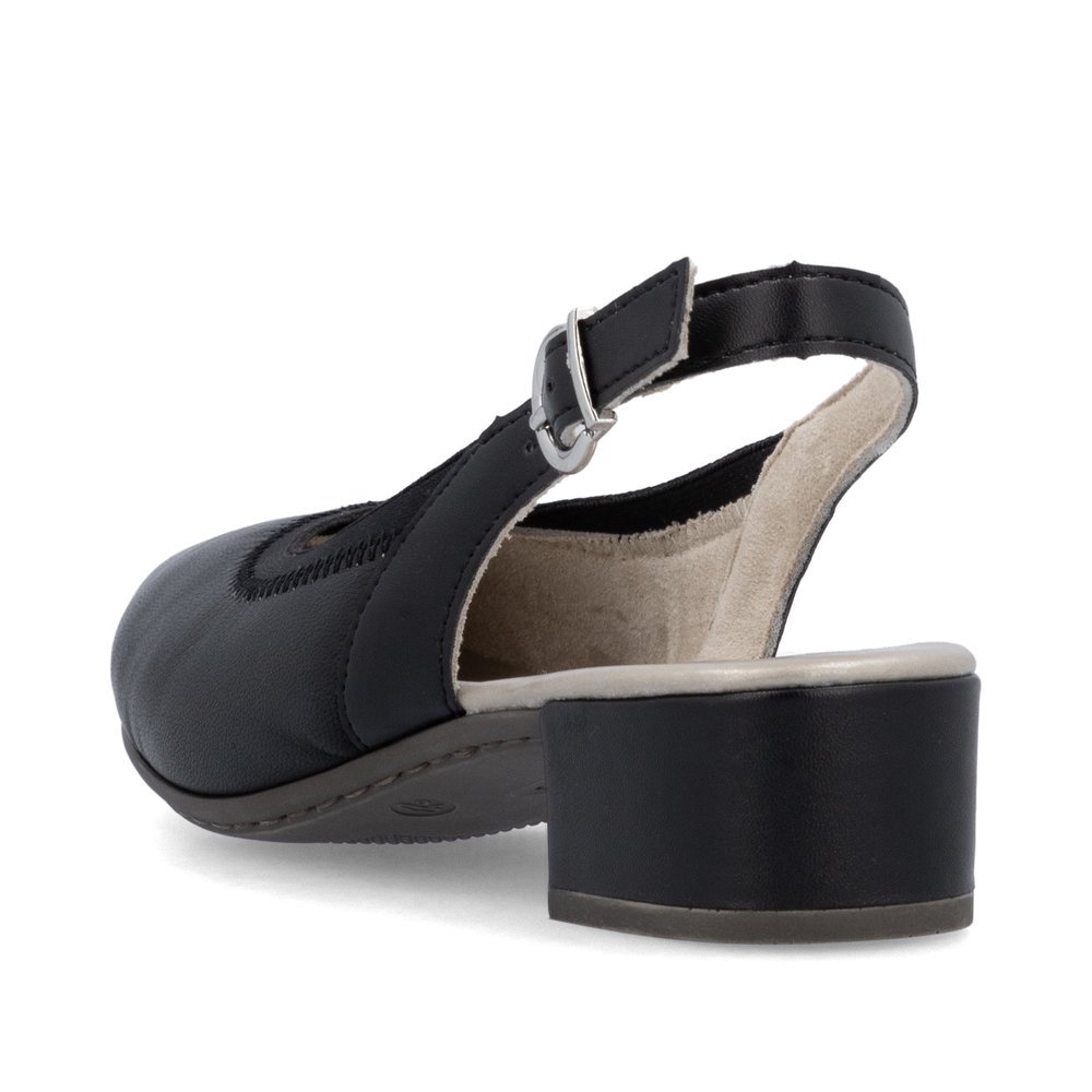 Rieker 47063-00 Anatomical Heel Black 5cm Rieker 47063-00 Anatomical Heel Black 5cm