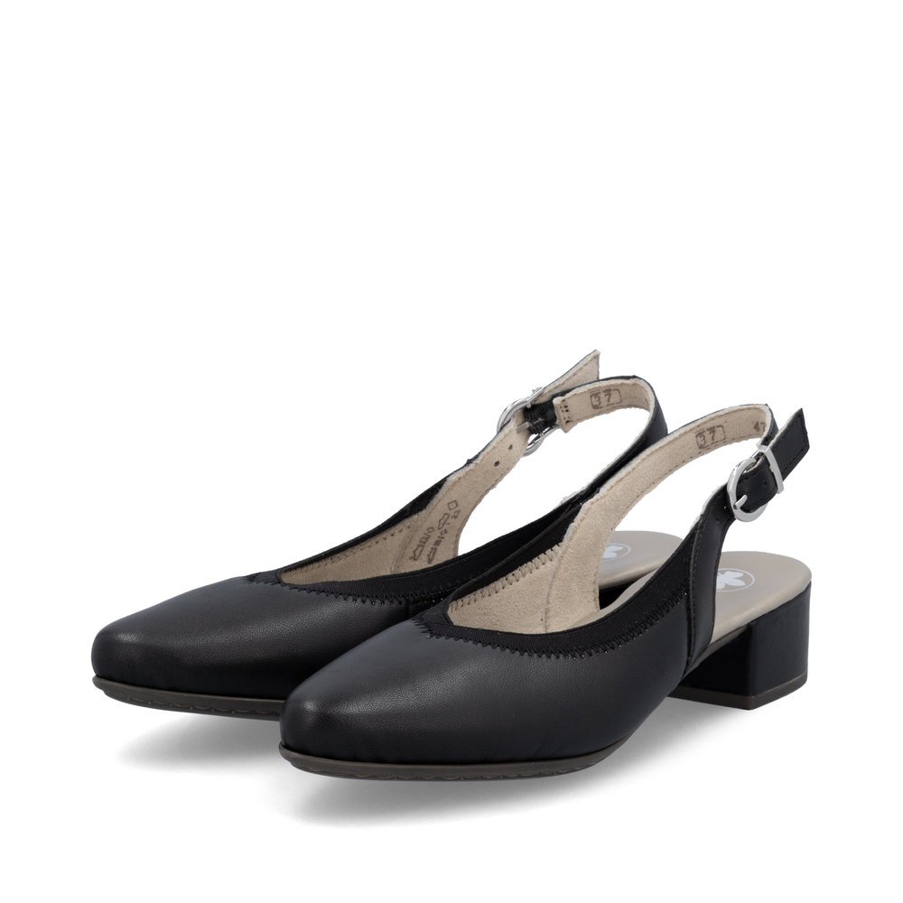 Rieker 47063-00 Anatomical Heel Black 5cm Rieker 47063-00 Anatomical Heel Black 5cm