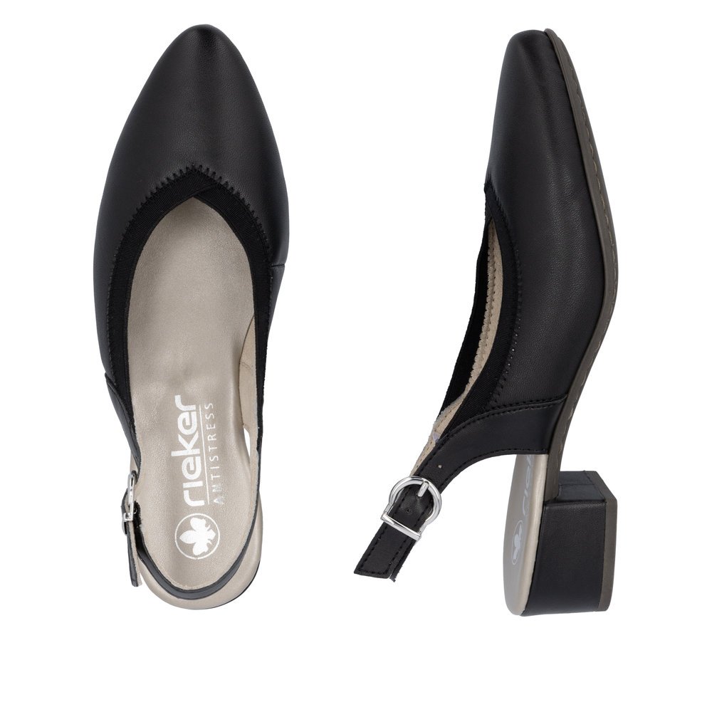 Rieker 47063-00 Anatomical Heel Black 5cm Rieker 47063-00 Anatomical Heel Black 5cm