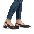 Rieker 47063-00 Anatomical Heel Black 5cm Rieker 47063-00 Anatomical Heel Black 5cm