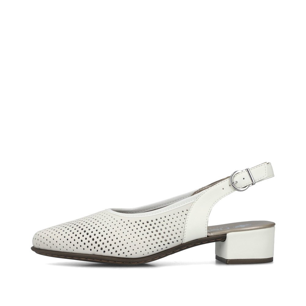 Rieker 47066-80 Anatomical Heel White 5cm Rieker 47066-80 Anatomical Heel White 5cm