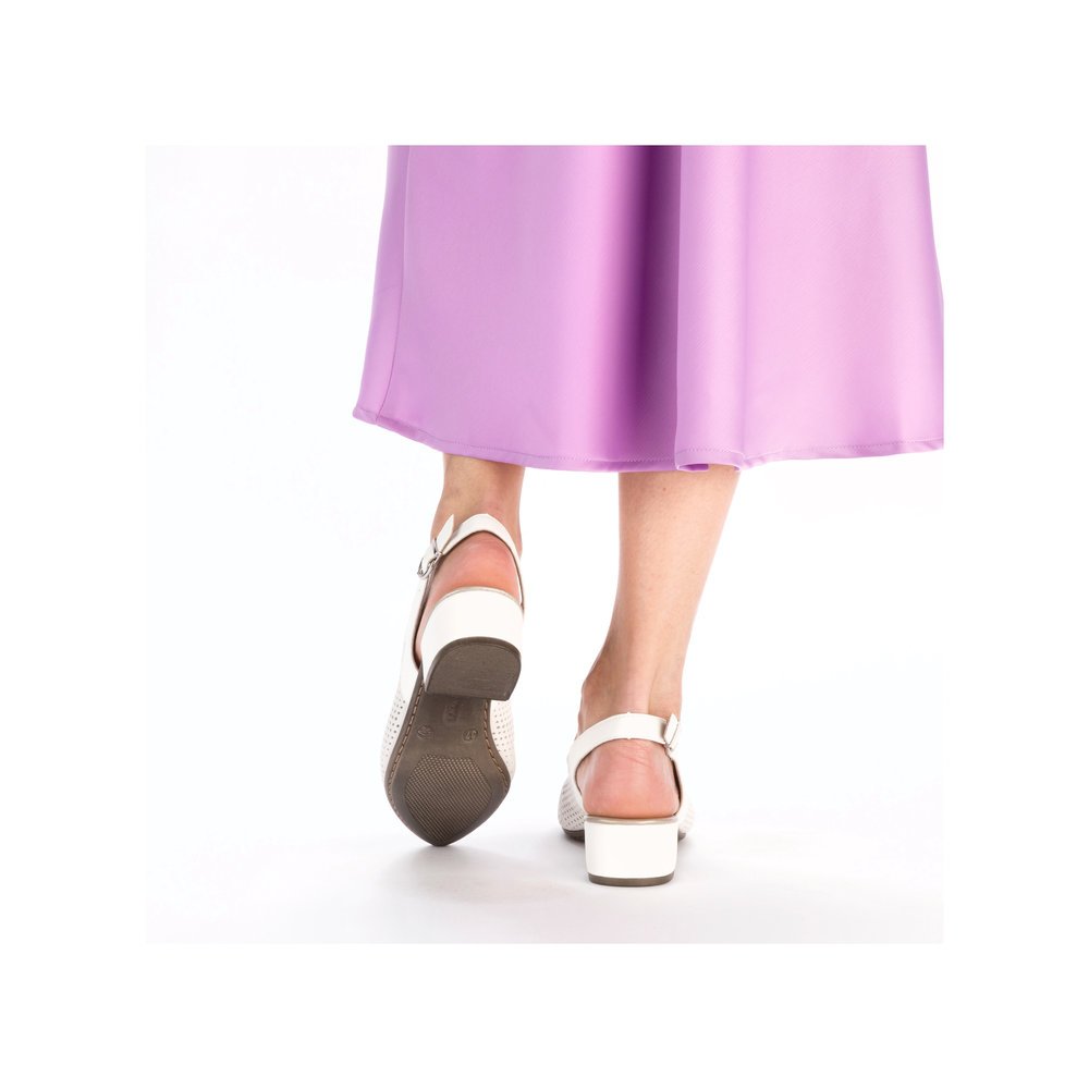 Rieker 47066-80 Anatomical Heel White 5cm Rieker 47066-80 Anatomical Heel White 5cm