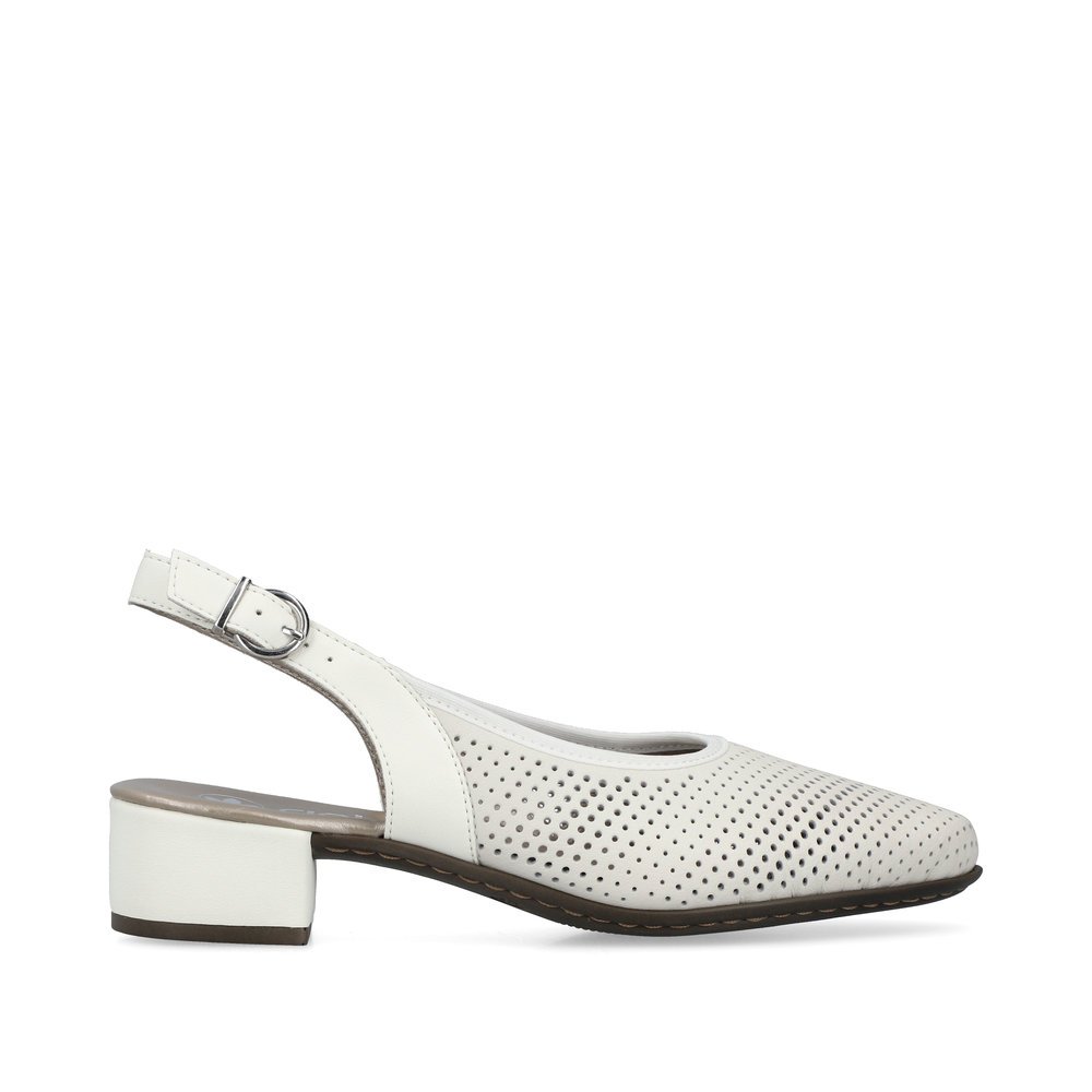 Rieker 47066-80 Anatomical Heel White 5cm Rieker 47066-80 Anatomical Heel White 5cm