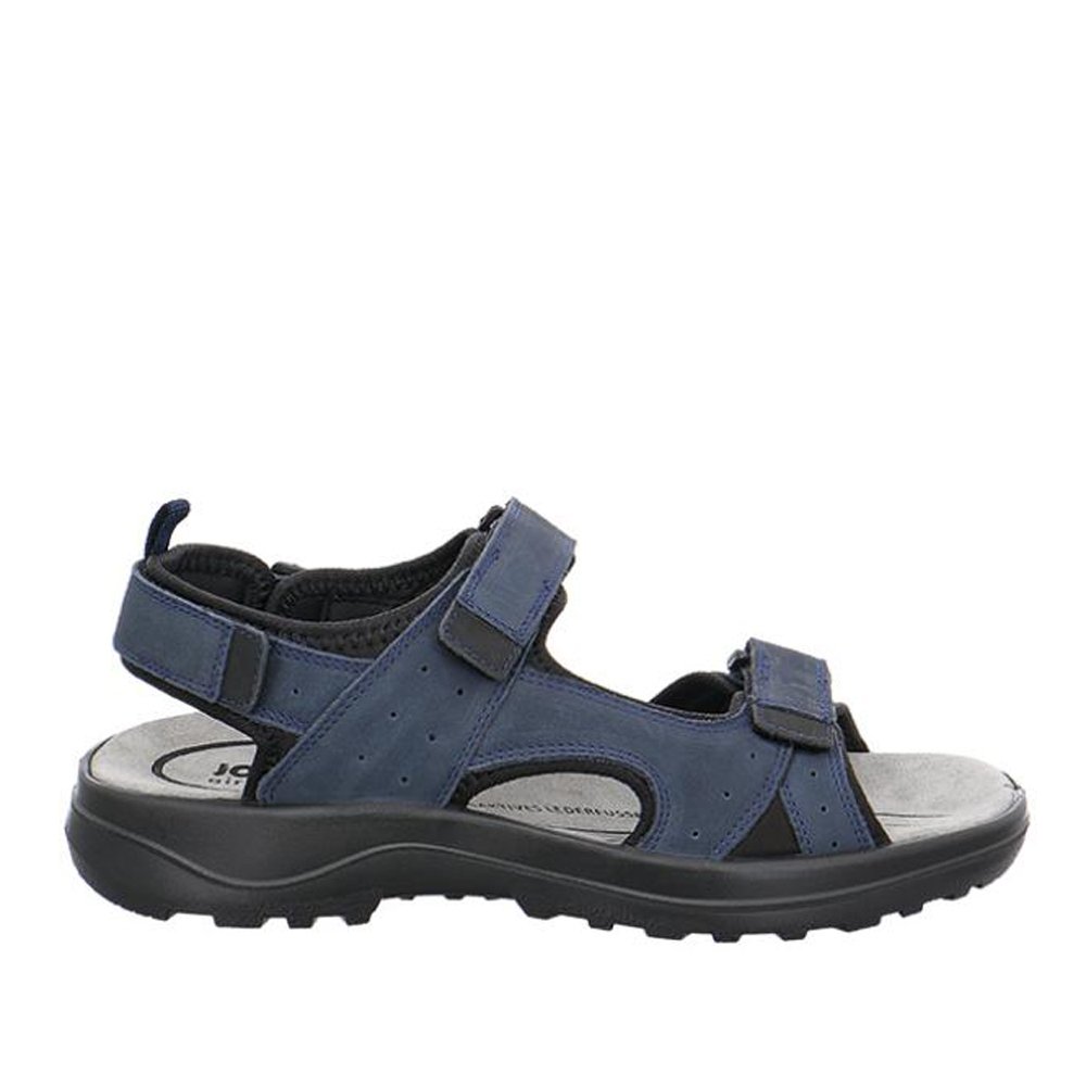 Jomos 50860112845 Anatomical Leather Comfort Sandal Blue Jomos 50860112845 Anatomical Leather Comfort Sandal Blue