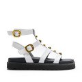 Ateneo 51307-02 Leather Sandal White Ateneo 51307-02 Leather Sandal White