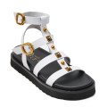 Ateneo 51307-02 Leather Sandal White Ateneo 51307-02 Leather Sandal White