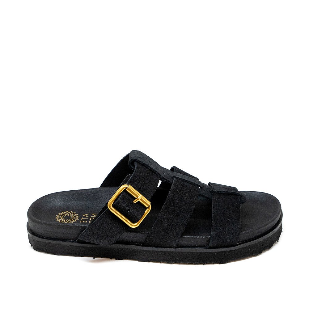 Ateneo 54103-01 Leather Sandal Black Ateneo 54103-01 Leather Sandal Black