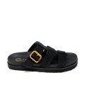 Ateneo 54103-01 Leather Sandal Black Ateneo 54103-01 Leather Sandal Black