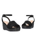 Andres Machado 6029-01 Platform Black 8.5cm Andres Machado 6029-01 Platform Black 8.5cm