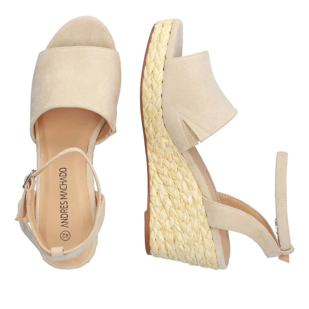 Andres Machado 6029-06 Platform Beige 8.5cm Andres Machado 6029-06 Platform Beige 8.5cm