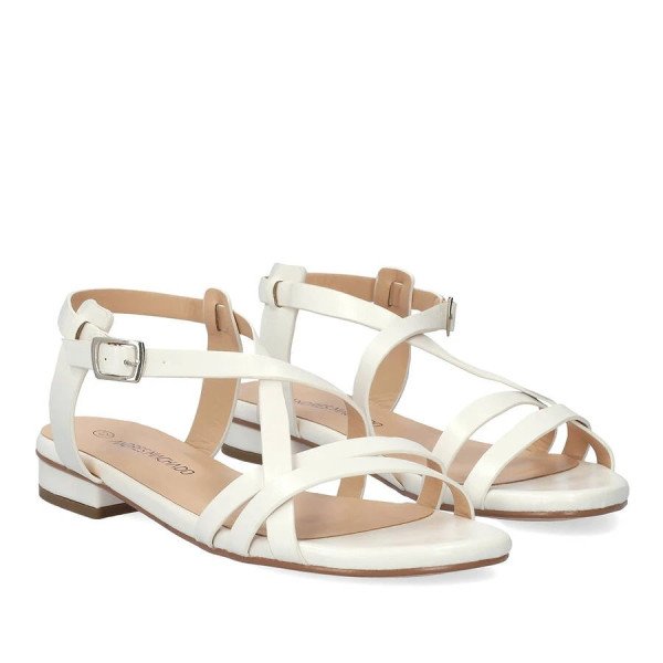 Andres Machado 6032-02 Sandal White