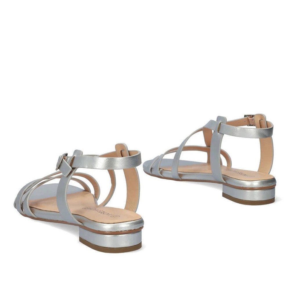 Andres Machado 6032-04 Sandal Silver Andres Machado 6032-04 Sandal Silver