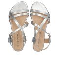 Andres Machado 6032-04 Sandal Silver Andres Machado 6032-04 Sandal Silver