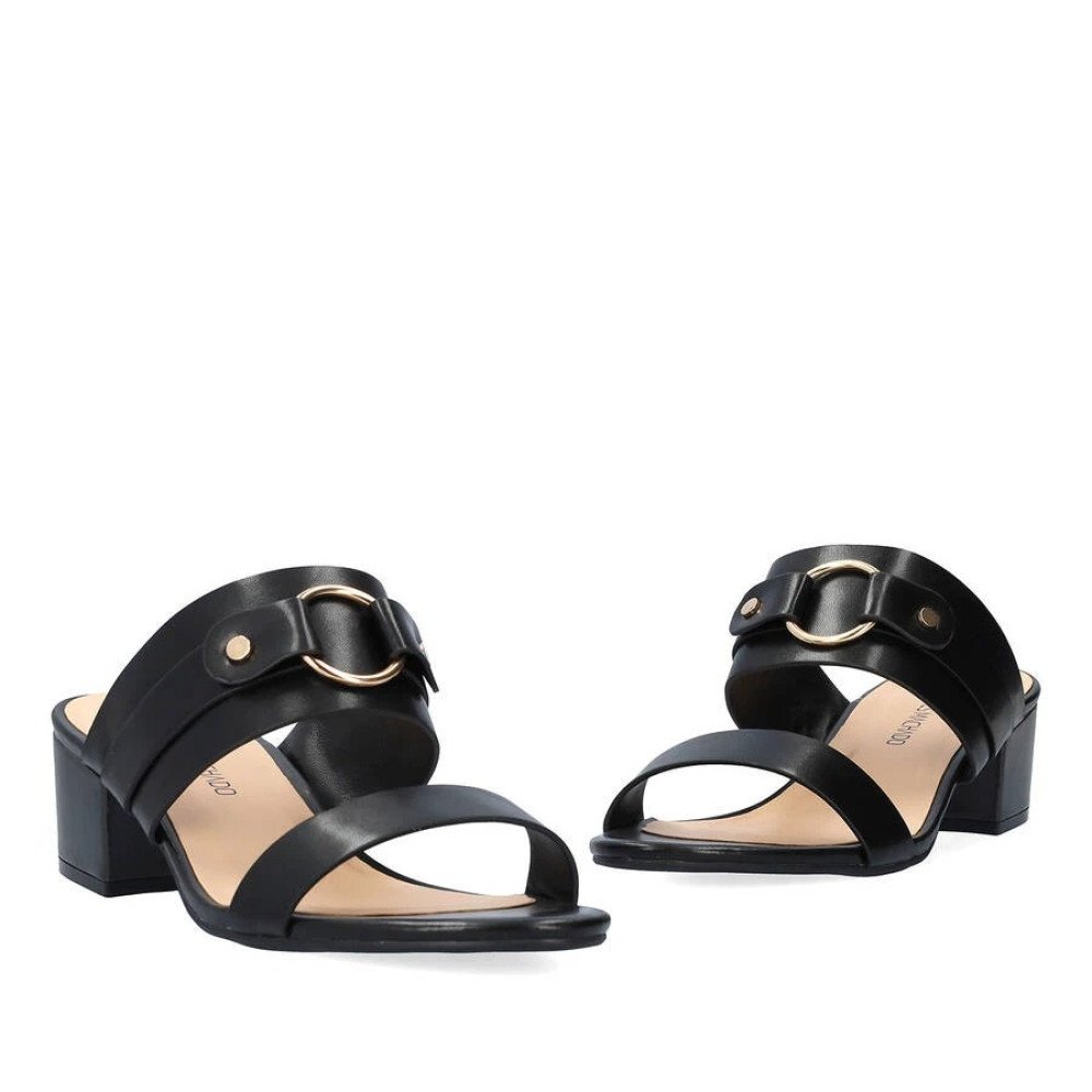 Andres Machado 6033-01 Mule Black 6cm Andres Machado 6033-01 Mule Black 6cm
