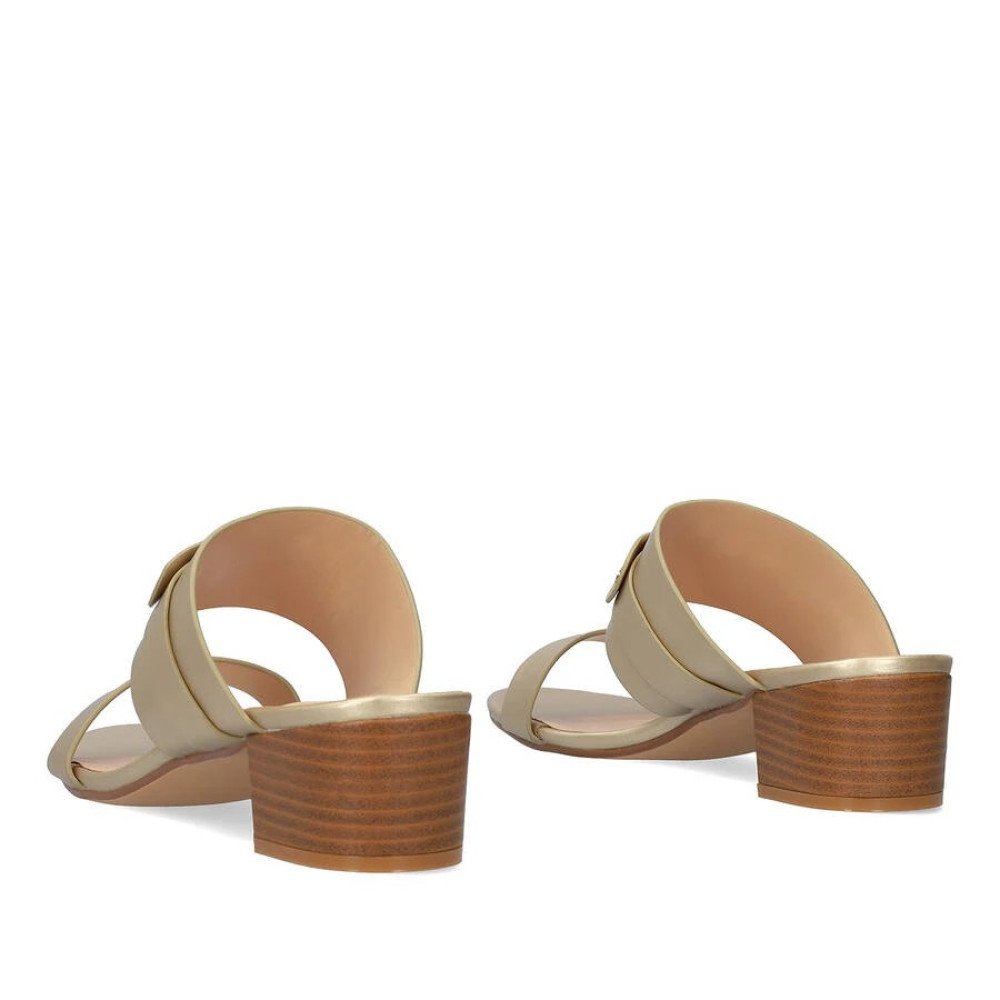 Andres Machado 6033-06 Mule Gold 6cm Andres Machado 6033-06 Mule Gold 6cm