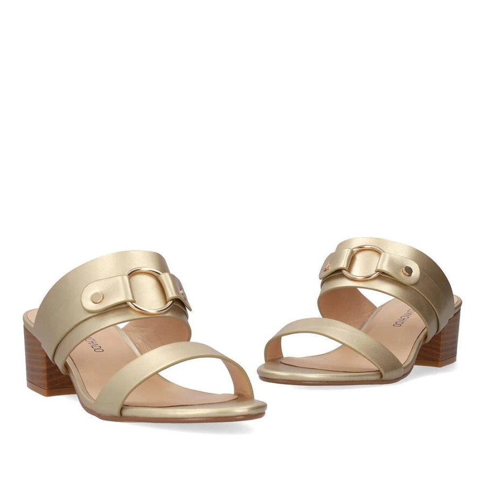 Andres Machado 6033-06 Mule Gold 6cm Andres Machado 6033-06 Mule Gold 6cm