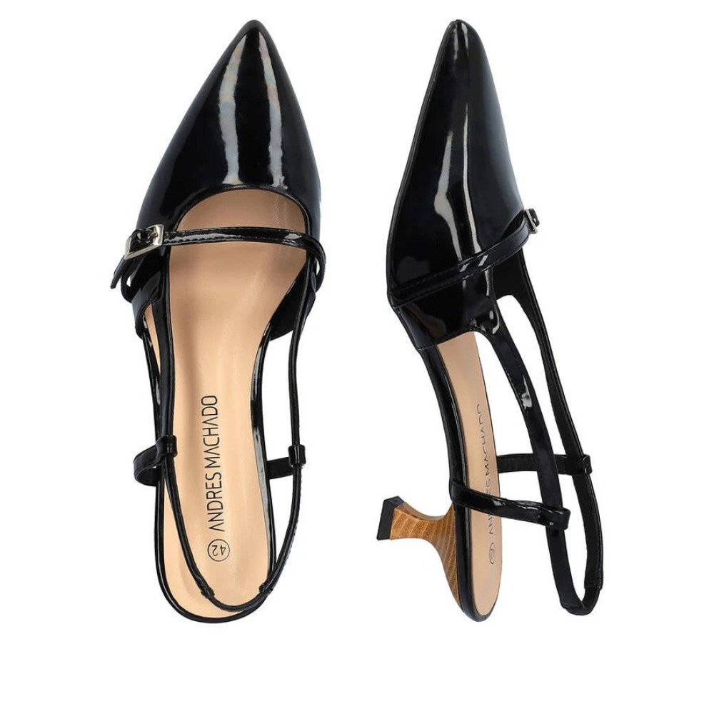 Andres Machado 6034-01 Pumps Black 4cm Andres Machado 6034-01 Pumps Black 4cm