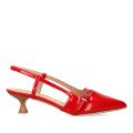 Andres Machado 6034-14 Γόβα Κόκκινη 4cm Andres Machado 6034-14 Γόβα Κόκκινη 4cm