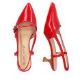 Andres Machado 6034-14 Γόβα Κόκκινη 4cm Andres Machado 6034-14 Γόβα Κόκκινη 4cm