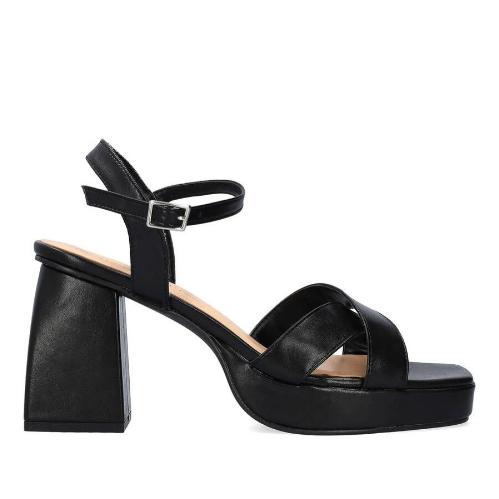 Andres Machado 6035-01 Sandal Black 11cm Andres Machado 6035-01 Sandal Black 11cm