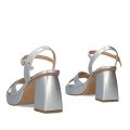 Andres Machado 6035-04 Sandal Silver 11cm Andres Machado 6035-04 Sandal Silver 11cm
