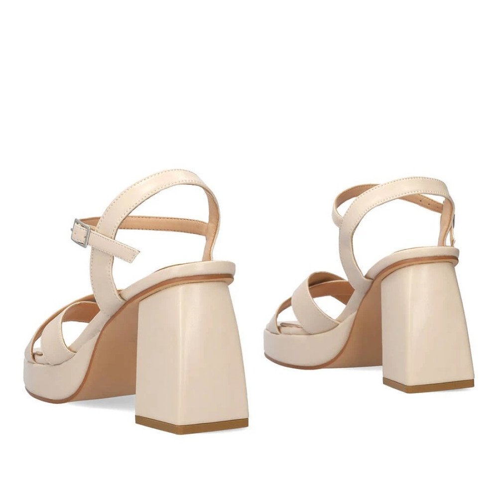 Andres Machado 6035-33 Sandal Natural 11cm Andres Machado 6035-33 Sandal Natural 11cm