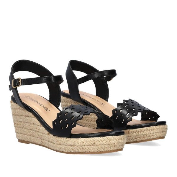 Andres Machado 6036-01 Platform Black 8.5cm Andres Machado 6036-01 Platform Black 8.5cm