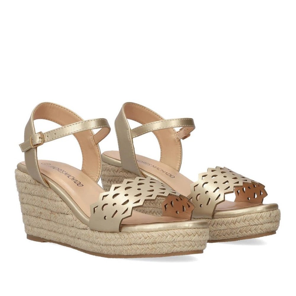 Andres Machado 6036-06 Platform Gold 8.5cm Andres Machado 6036-06 Platform Gold 8.5cm