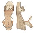 Andres Machado 6036-06 Platform Gold 8.5cm Andres Machado 6036-06 Platform Gold 8.5cm