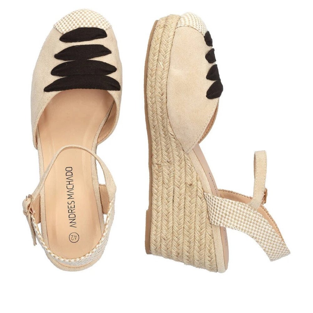 Andres Machado 6038-13 Platform Beige 8.5cm Andres Machado 6038-13 Platform Beige 8.5cm
